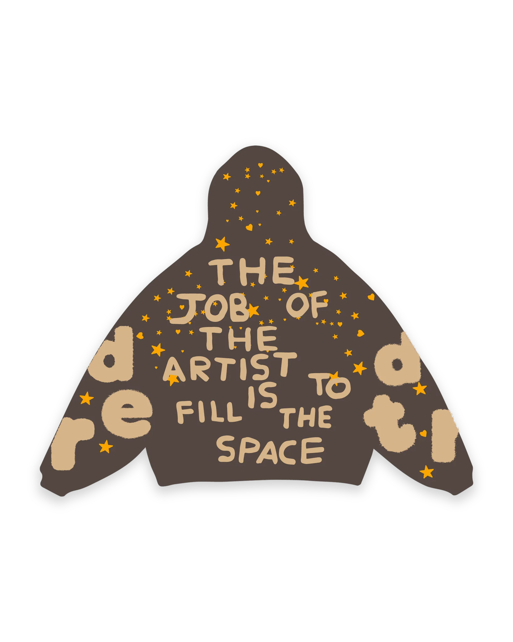 Fill The Space Appliqué Scattered Zip Up - Image 6