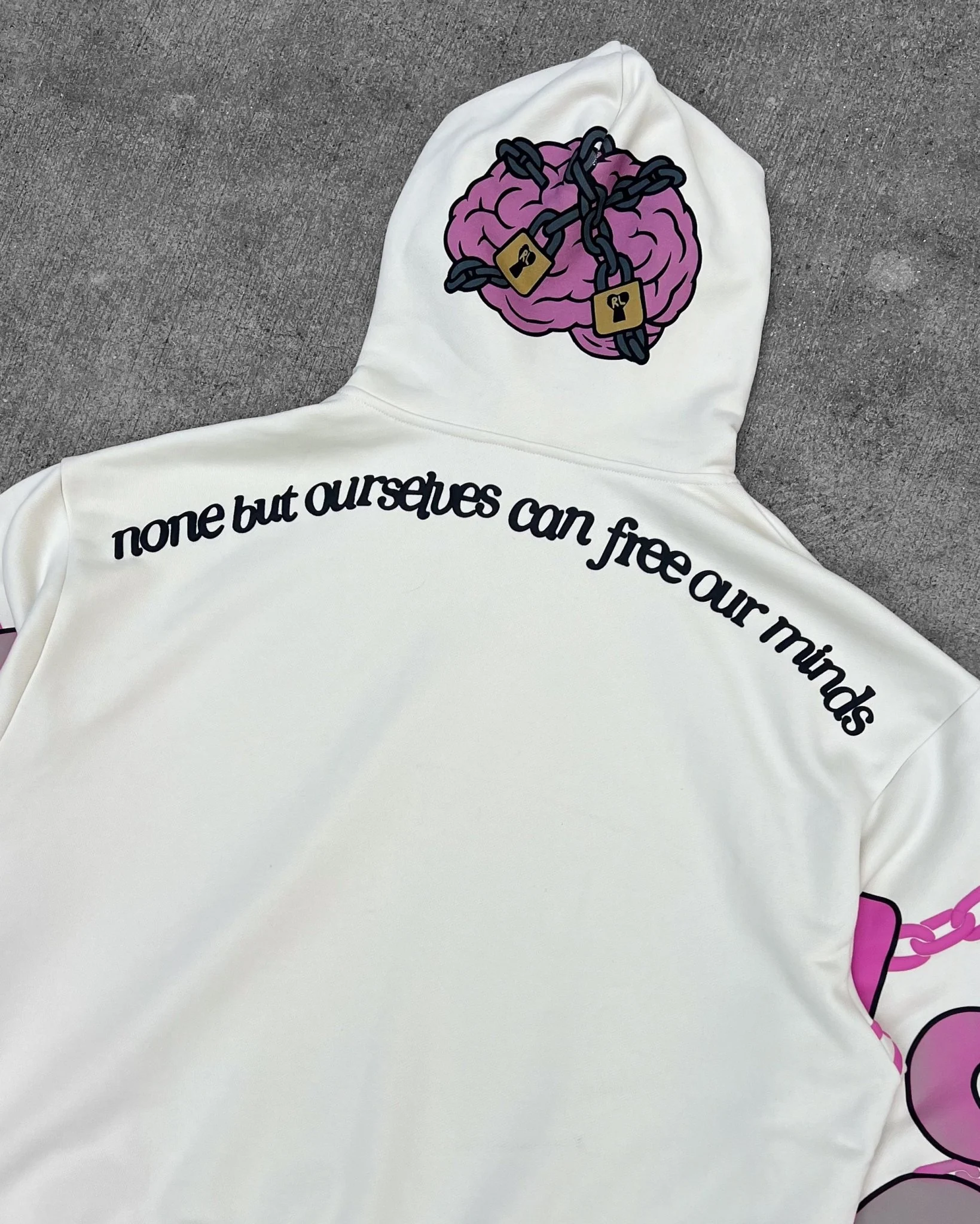 Free Our Minds Scattered Hoodie - Image 9