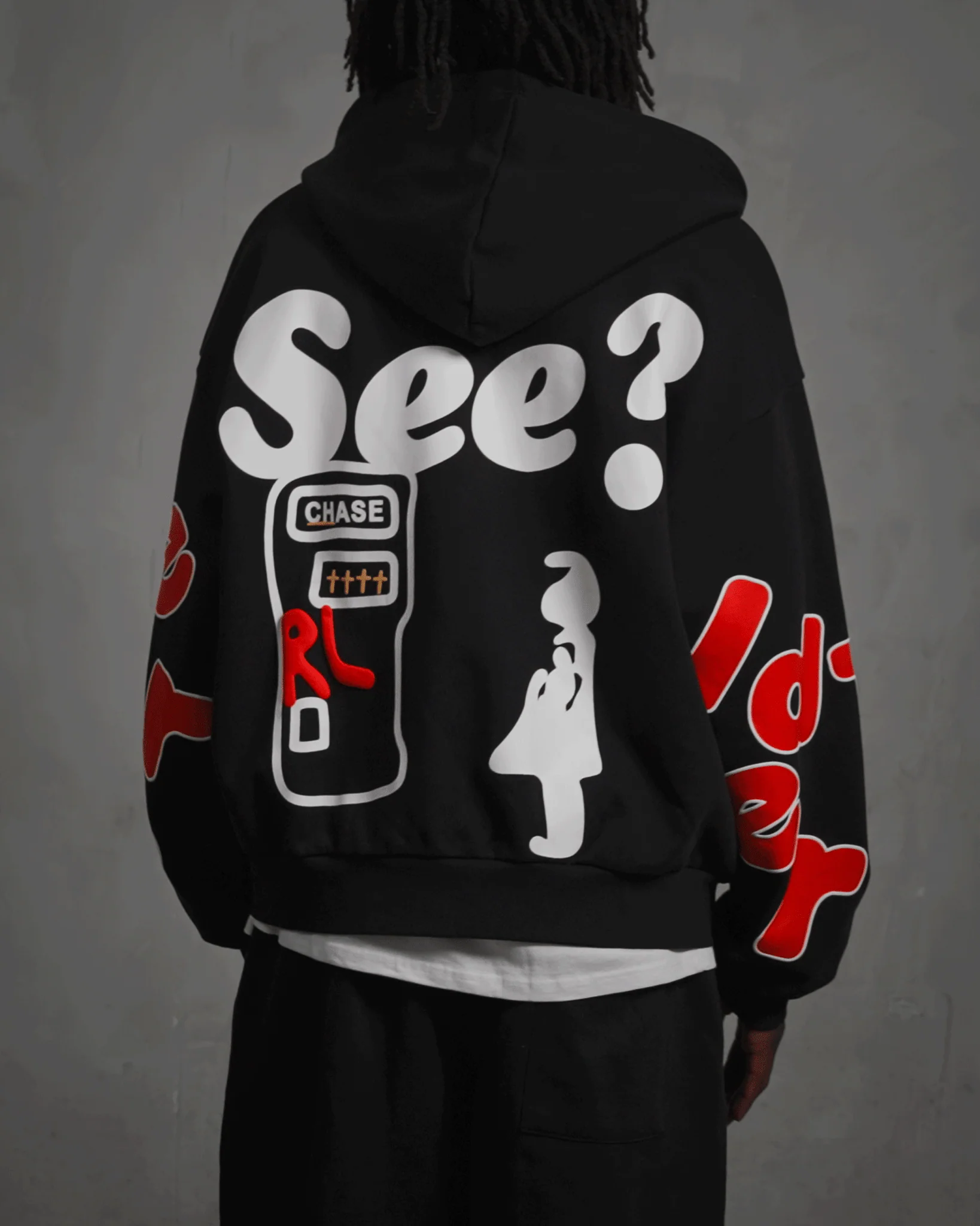 I'll Be At The Bank Scattered Zip Up - Image 7