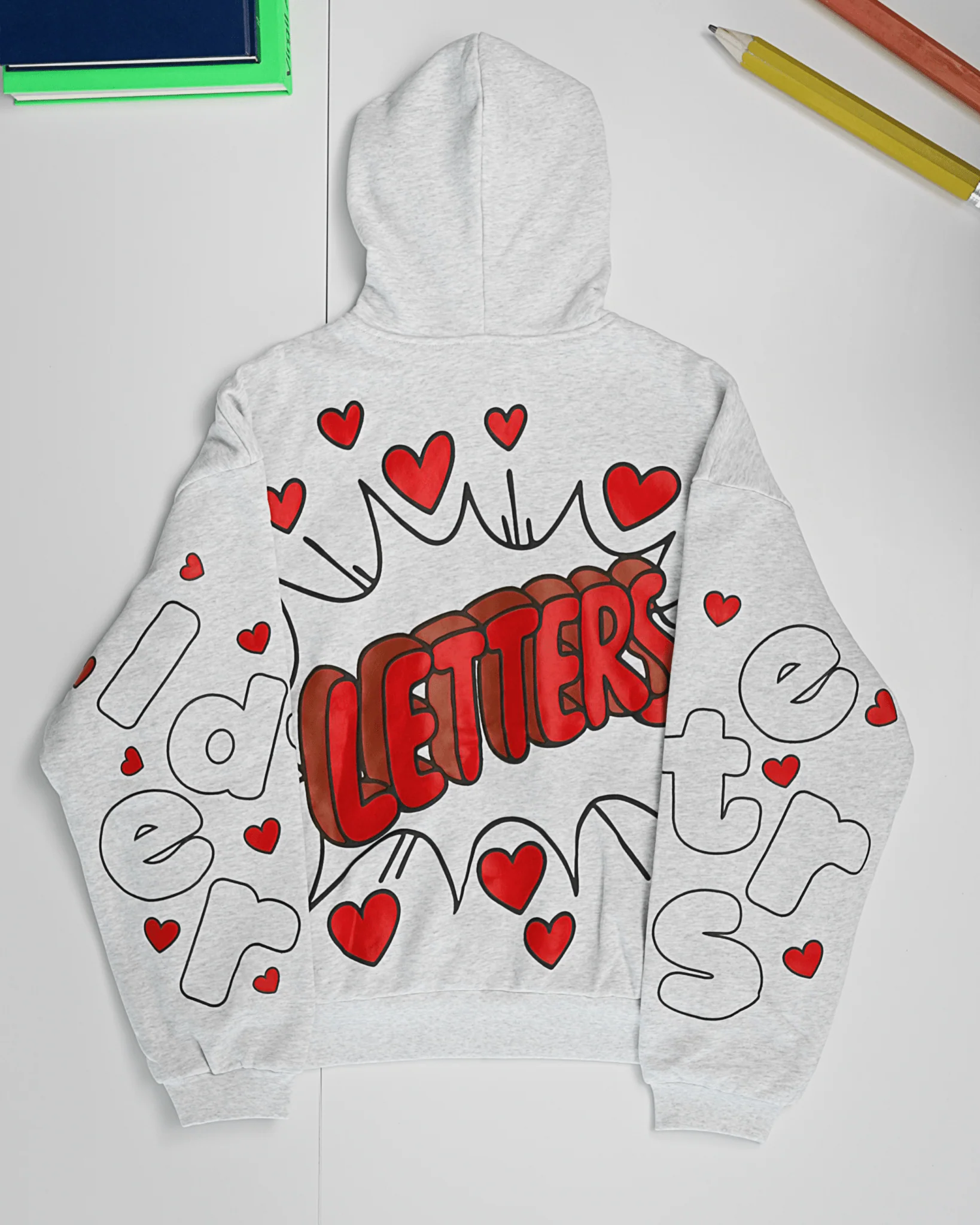 Love Letters Scattered Zip Up - Image 4