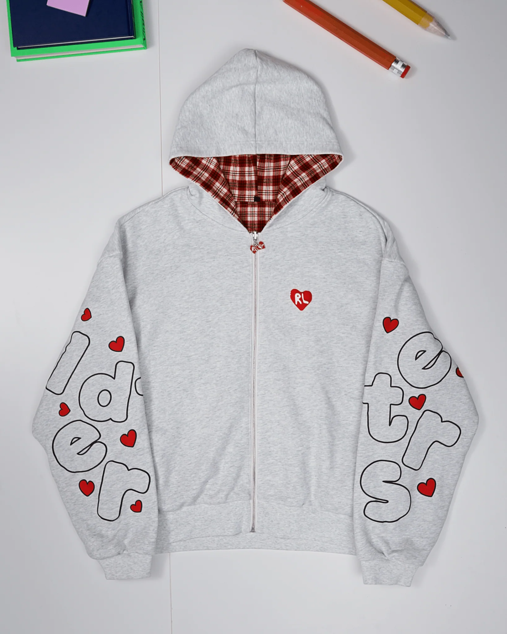 Love Letters Scattered Zip Up - Image 9